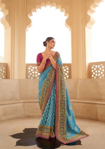 Saahitya By Revaa Designer Georgette Silk Saree Collection